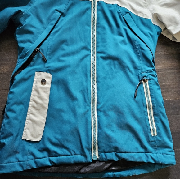 Orage snowboarding jacket size XS turquoise off white winter ski snow outdoor - Picture 10 of 10